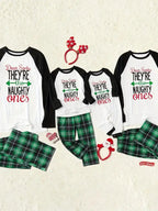 Family Christmas Pajamas set – Green Plaid Pattern 🎄 Daily Delight