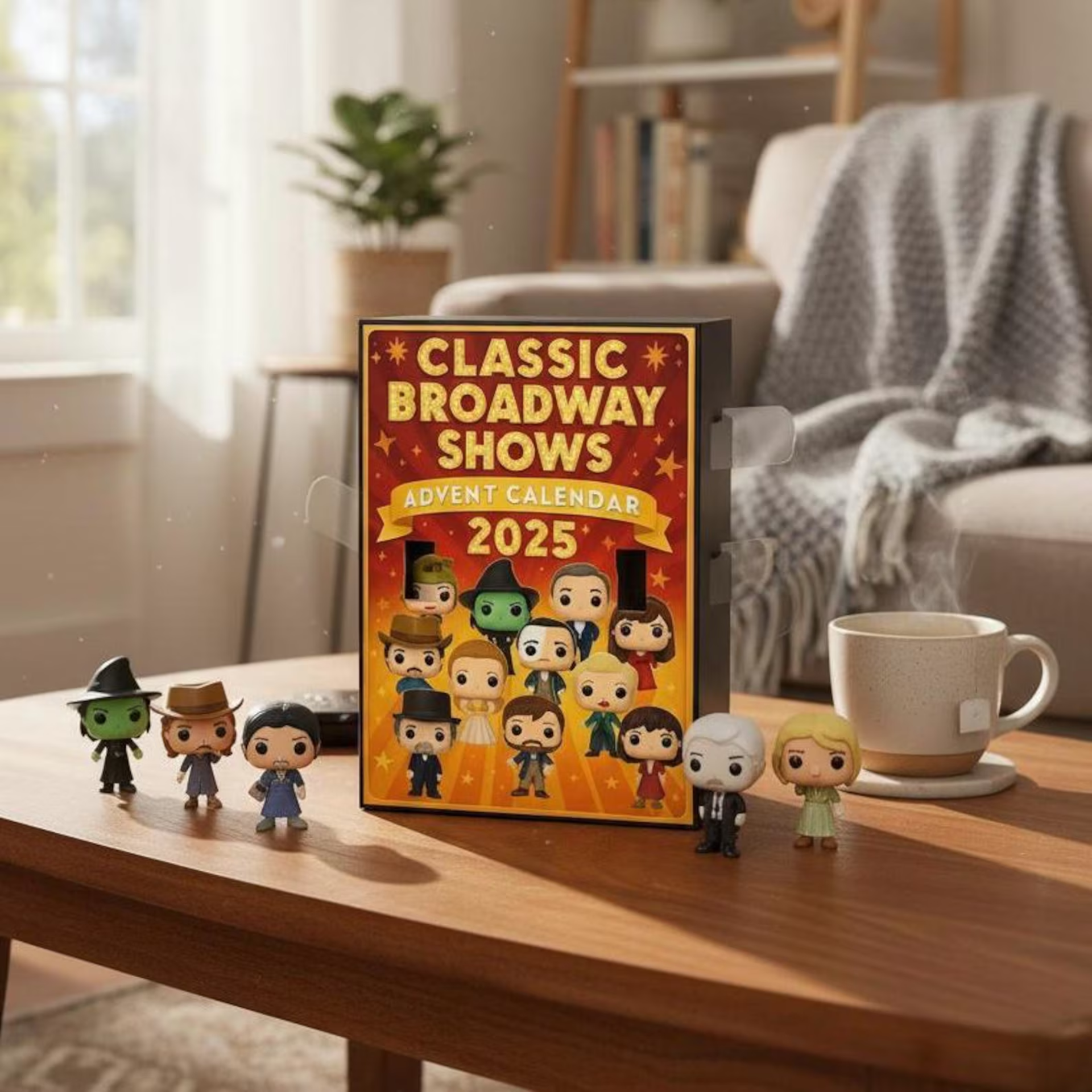 Classic Broadway Shows 2025 Musical Advent Calendar: 24 mini-figures to collect