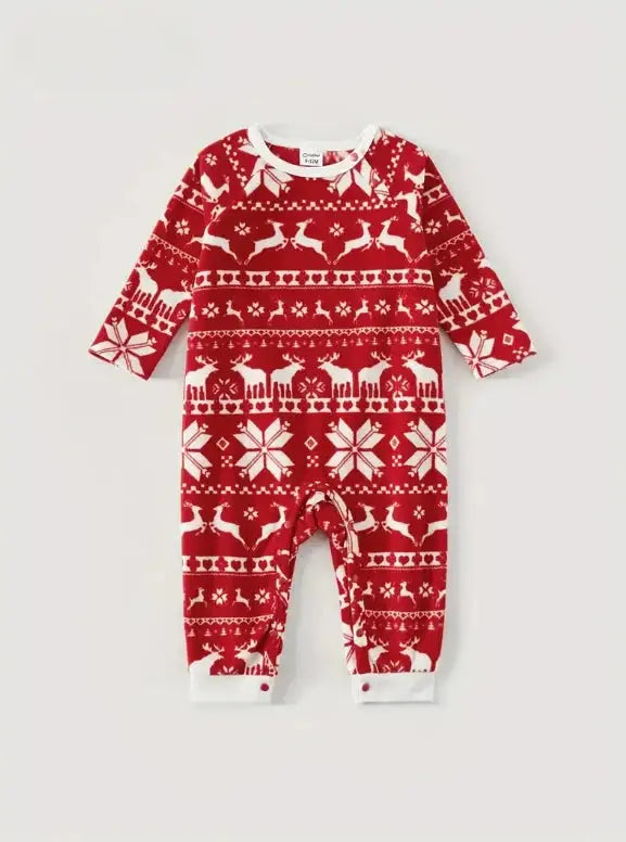 Family Christmas Pajamas set – Traditional Pattern Daily Delight
