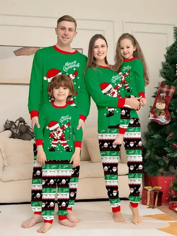 Family Christmas Pajamas set – Santa Claus Design Daily Delight