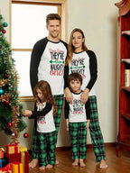 Family Christmas Pajamas set – Green Plaid Pattern 🎄 Daily Delight