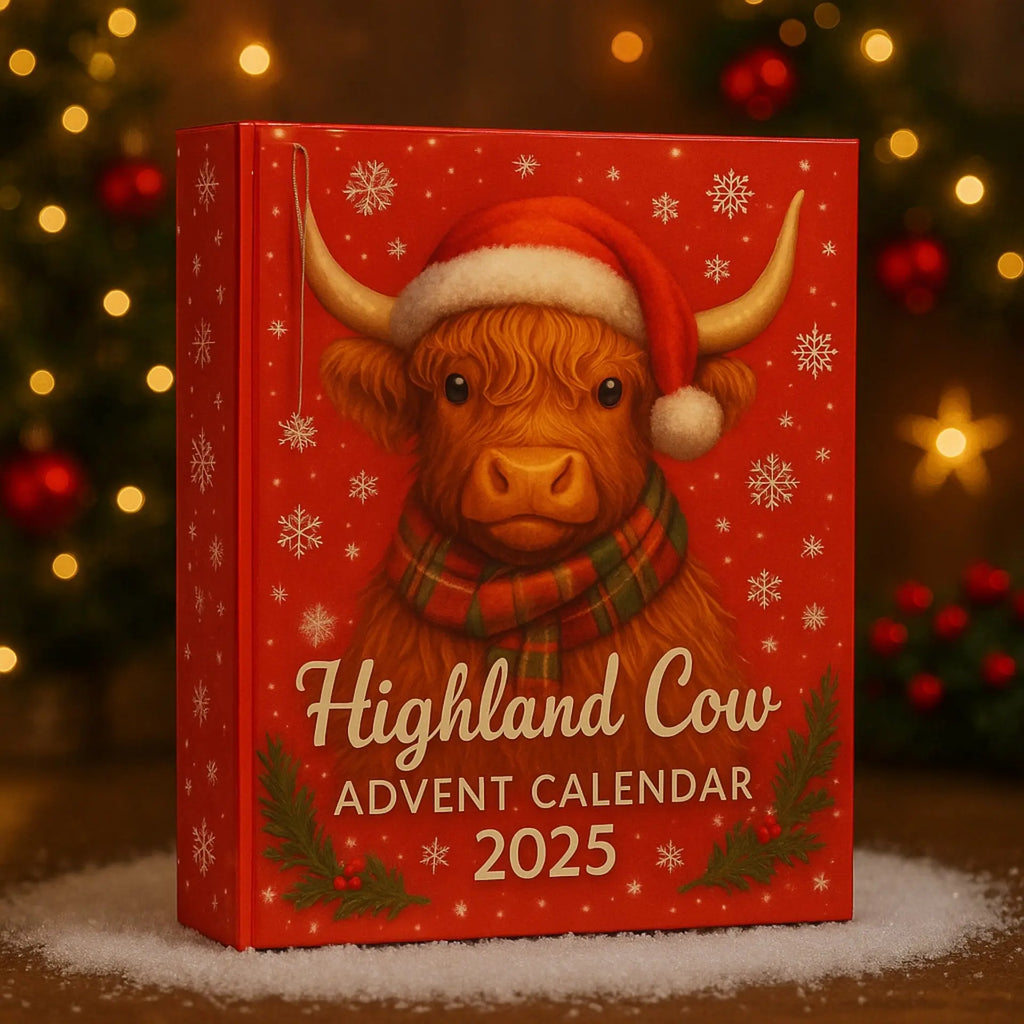 Highland Cow Advent Calendar Daily Delight