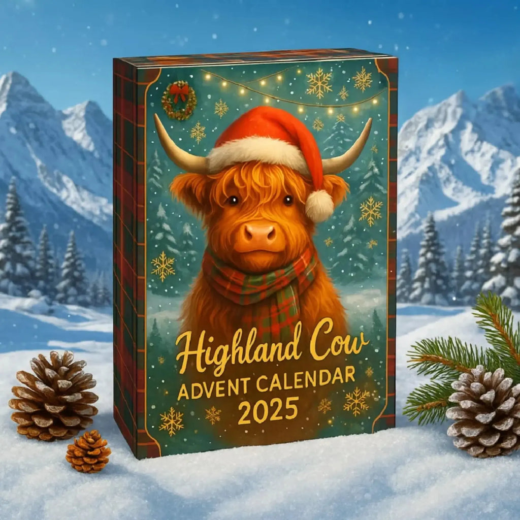 Highland Cow Advent Calendar Daily Delight