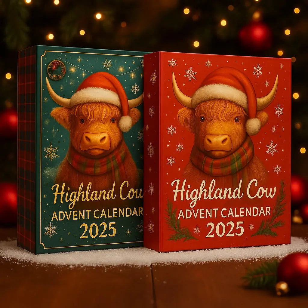 Highland Cow Advent Calendar Daily Delight