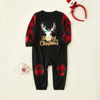 Family Christmas Pajamas set – Reindeer and Red Plaid Daily Delight